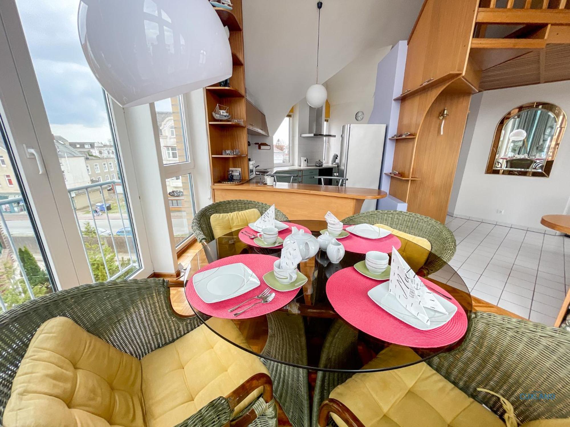 Urlaub direkt in der City Marina Cuxhaven Buitenkant foto