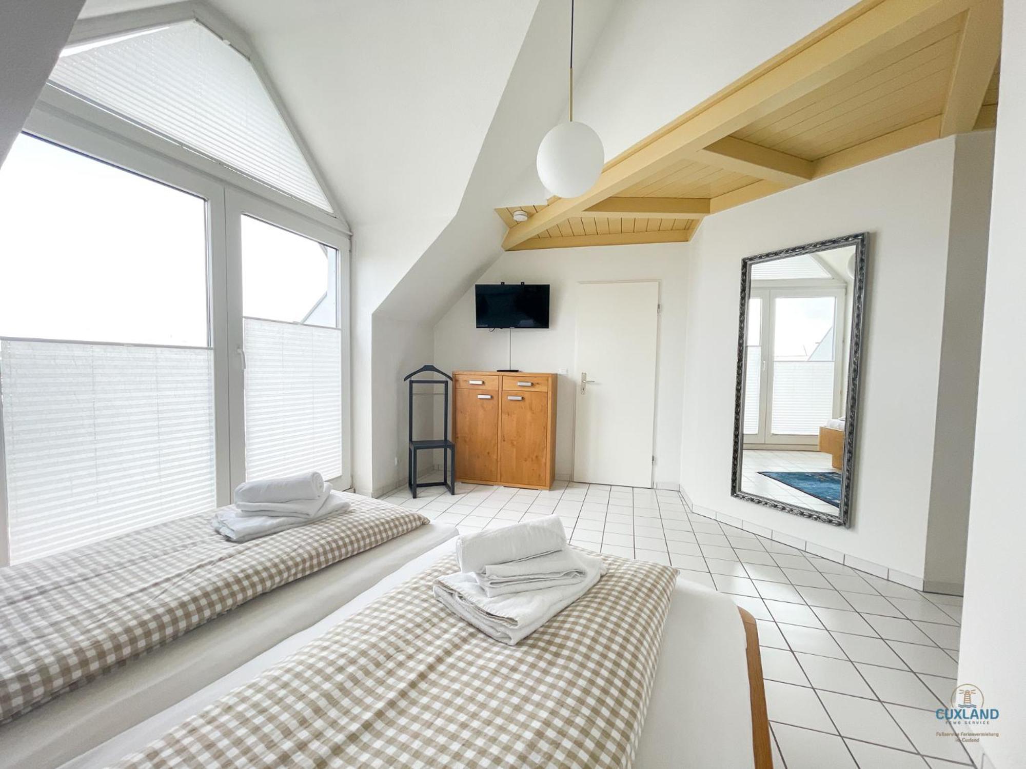 Urlaub direkt in der City Marina Cuxhaven Buitenkant foto